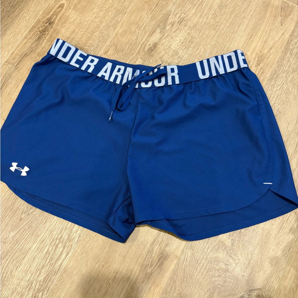 Under Armour Women's Blue Athletic Shorts 11”